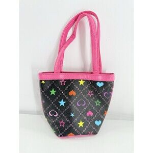 Small Kids Tote Bag Purse Stars And Hearts
